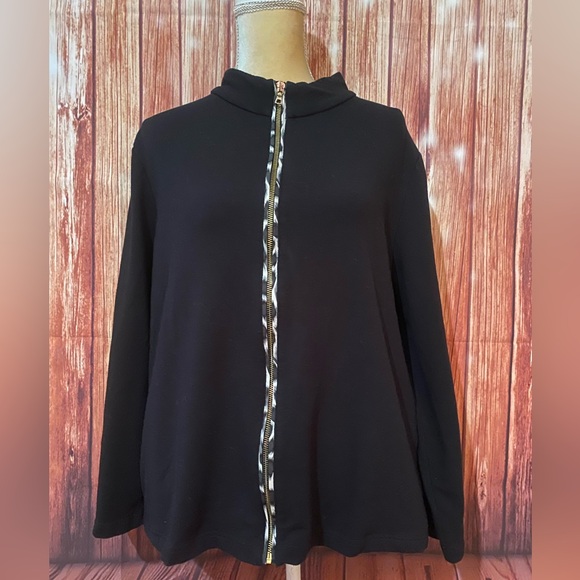 Women’s XL Sweater Appleseed’s Cardigan Full Zip Medium Weight Pockets Soft - Picture 1 of 11